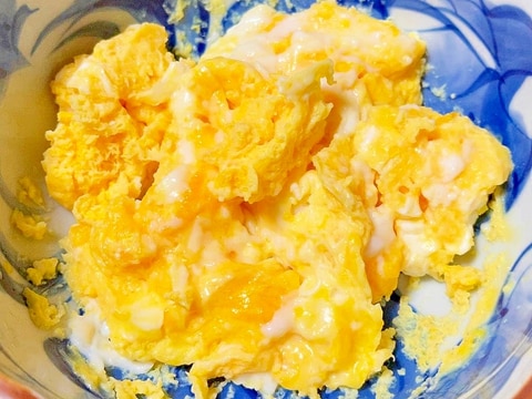 レンジで♪卵1個分のふわふわの炒り卵